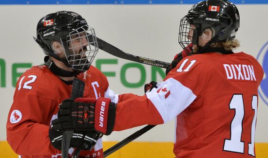 2014 Winter Paralympics. Ice sledge hockey. Canada vs. Sweden