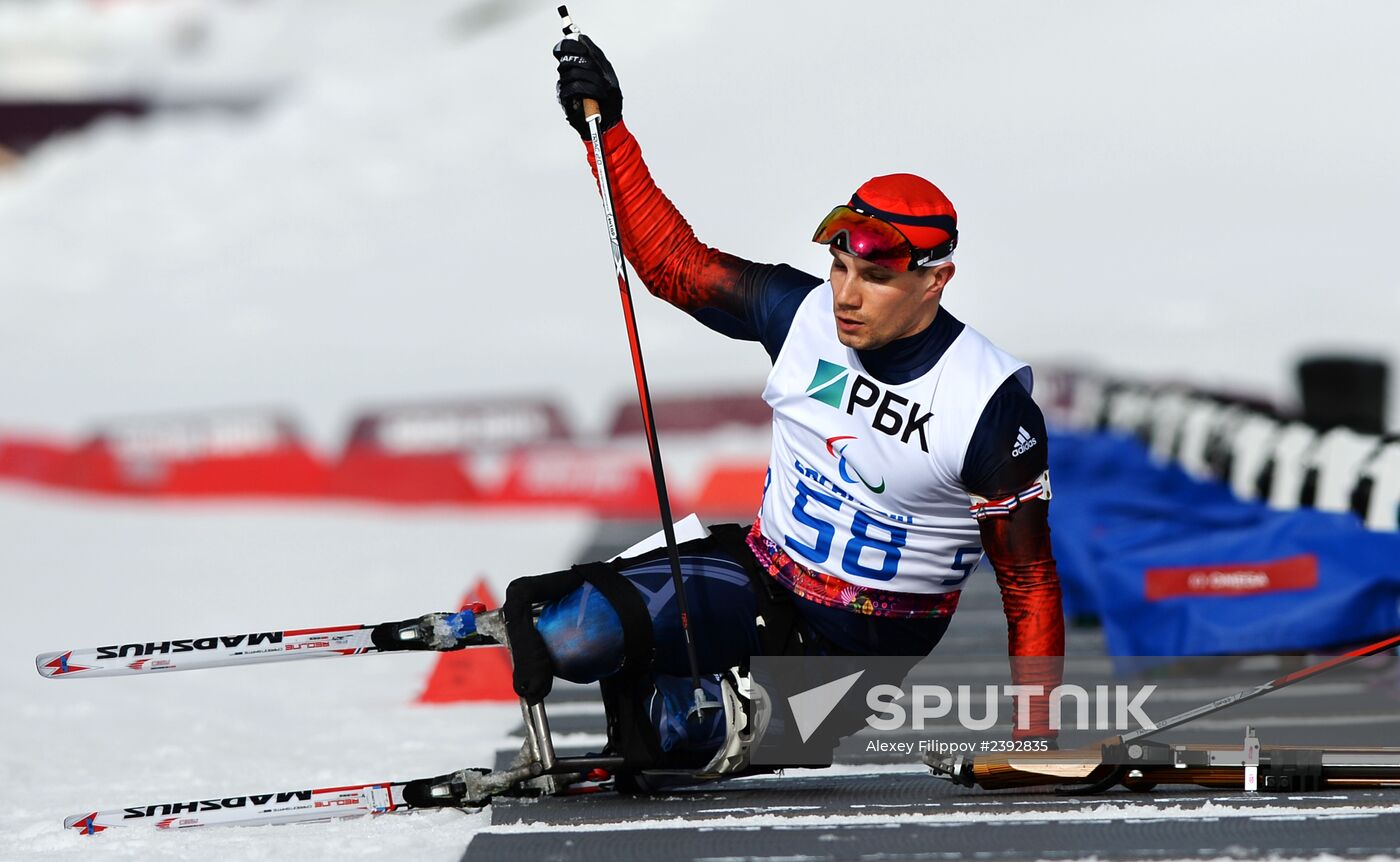 2014 Winter Paralympics. Biathlon. Men. Short distance