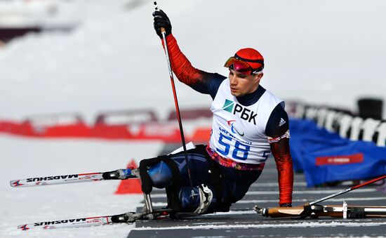 2014 Winter Paralympics. Biathlon. Men. Short distance