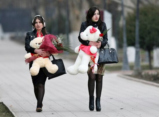 Flowers on International Women's Day