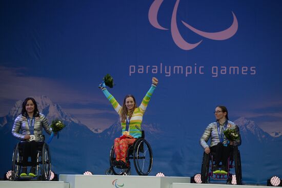 2014 Winter Paralympics. Medal ceremony. Day One