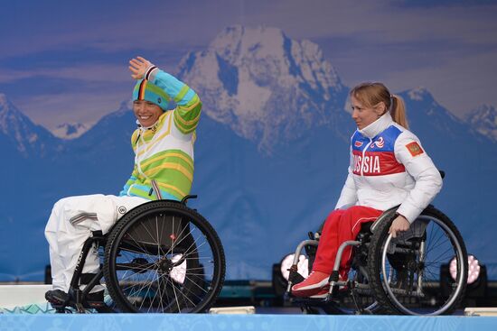 2014 Winter Paralympics. Medal ceremony. Day One