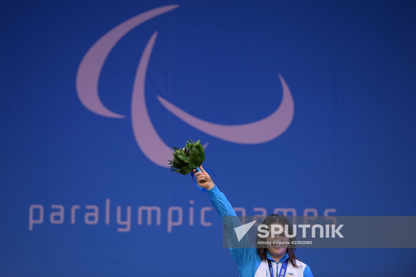 2014 Winter Paralympics. Medal ceremony. Day One