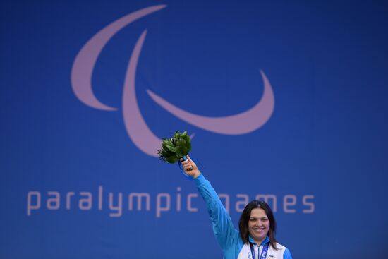 2014 Winter Paralympics. Medal ceremony. Day One