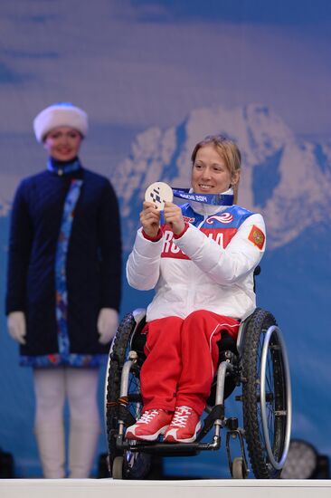 2014 Winter Paralympics. Medal ceremony. Day One