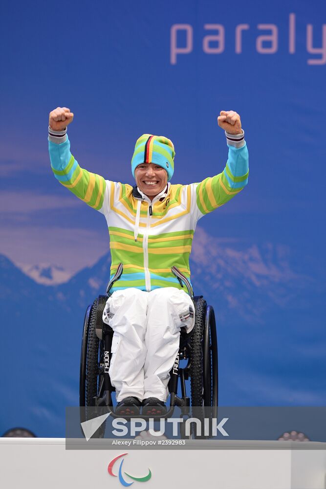 2014 Winter Paralympics. Medal ceremony. Day One