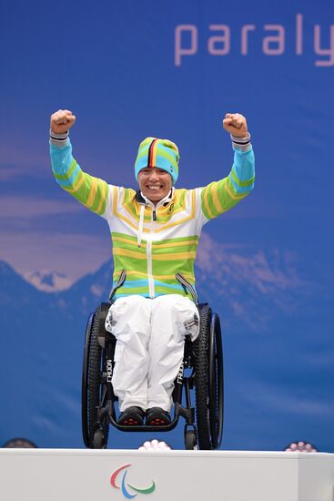 2014 Winter Paralympics. Medal ceremony. Day One