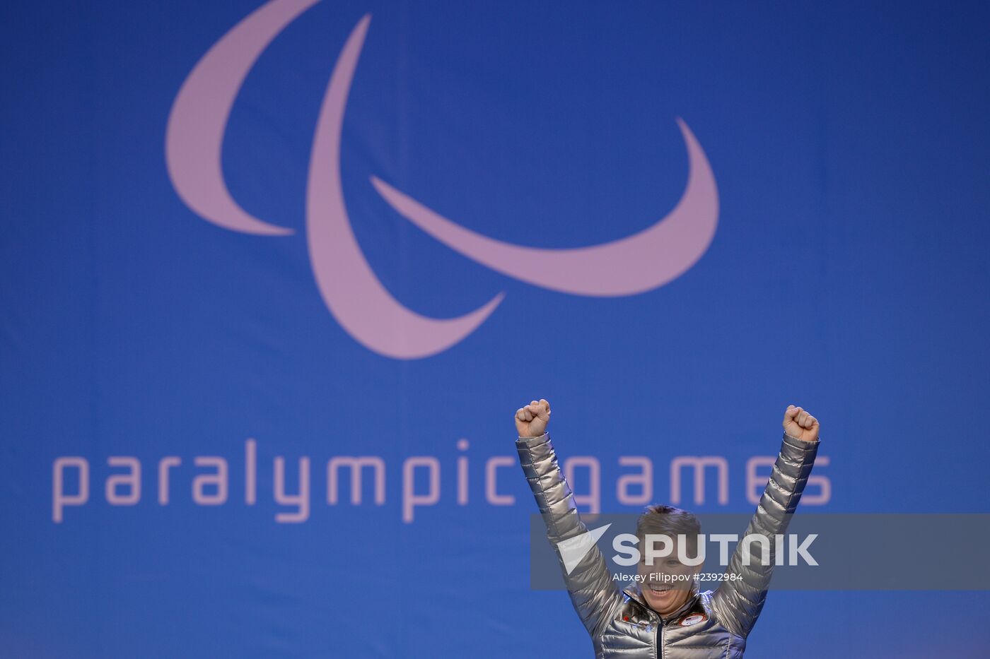 2014 Winter Paralympics. Medal ceremony. Day One