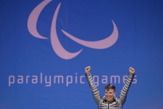 2014 Winter Paralympics. Medal ceremony. Day One