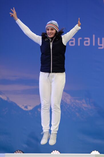 2014 Winter Paralympics. Medal ceremony. Day One