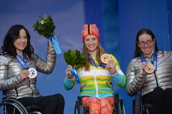 2014 Winter Paralympics. Medal ceremony. Day One