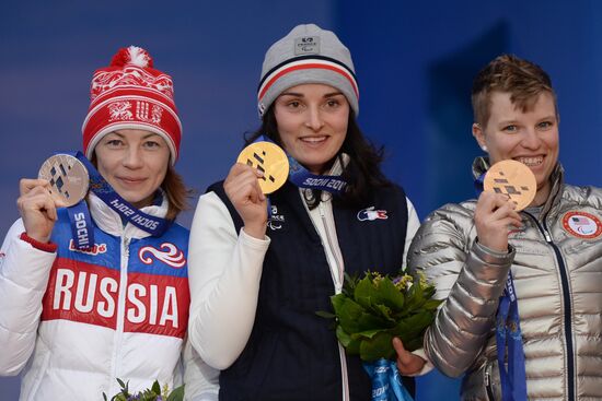 2014 Winter Paralympics. Medal ceremony. Day One