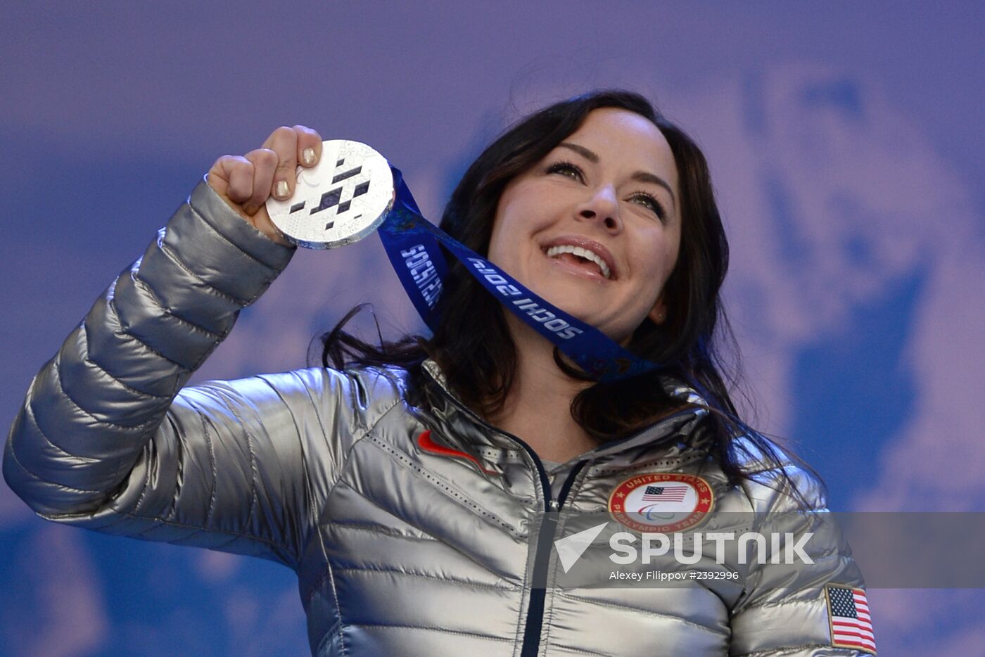 2014 Winter Paralympics. Medal ceremony. Day One