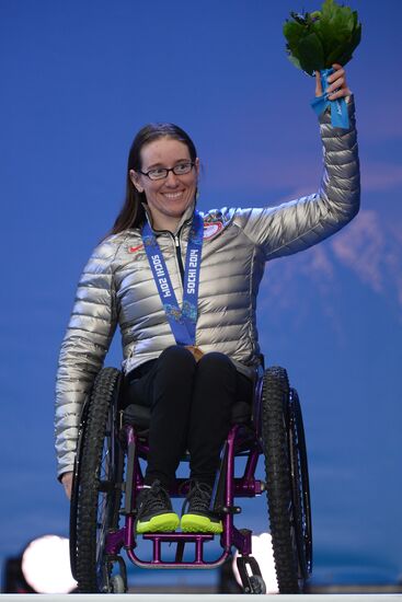 2014 Winter Paralympics. Medal ceremony. Day One