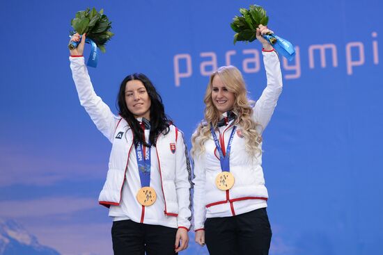 2014 Winter Paralympics. Medal ceremony. Day One