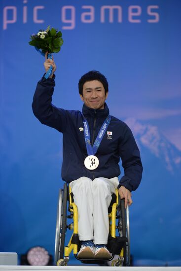 2014 Winter Paralympics. Medal ceremony. Day One