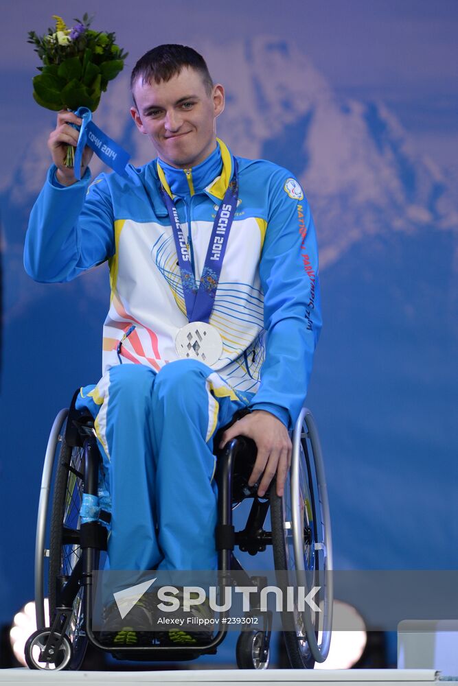 2014 Winter Paralympics. Medal ceremony. Day One