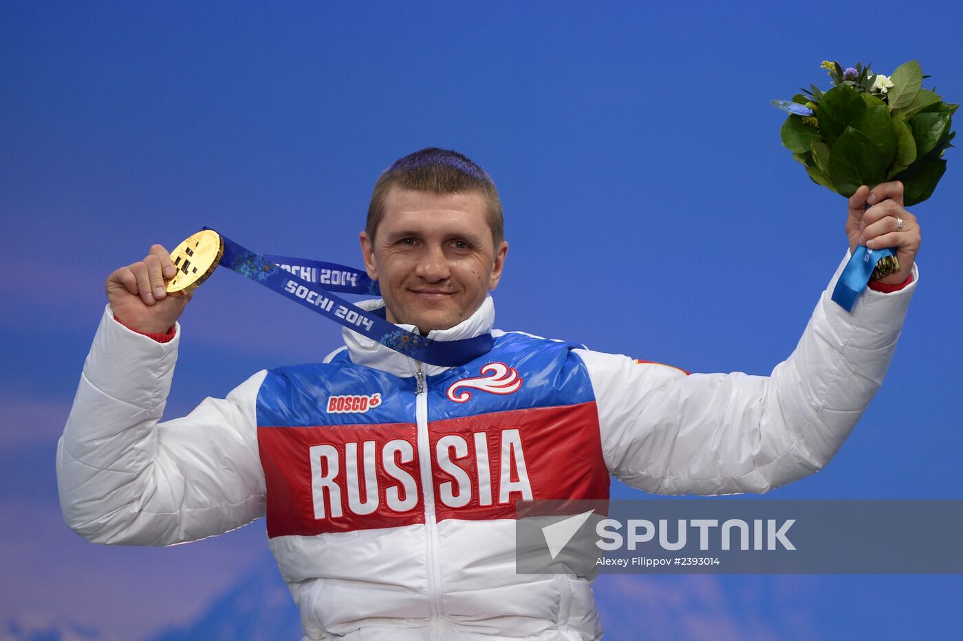 2014 Winter Paralympics. Medal ceremony. Day One