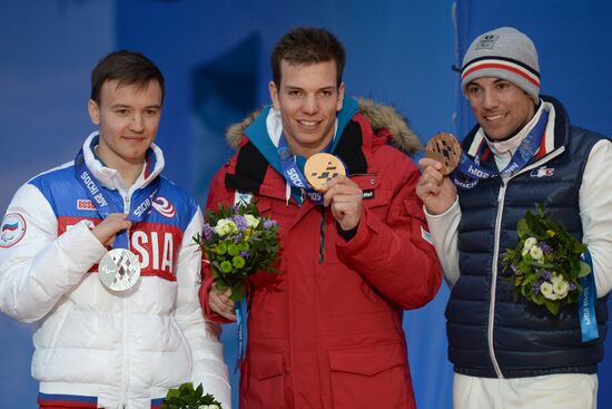 2014 Winter Paralympics. Medal ceremony. Day One