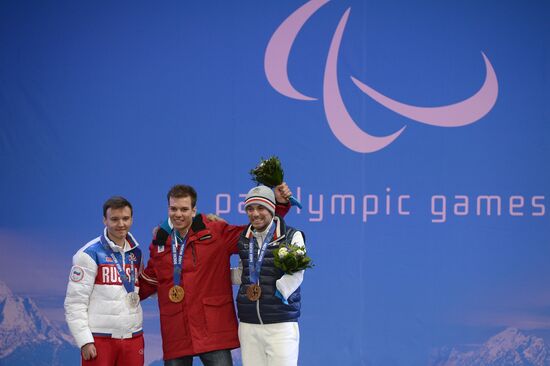 2014 Winter Paralympics. Medal ceremony. Day One