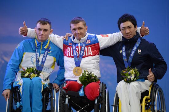 2014 Winter Paralympics. Medal ceremony. Day One