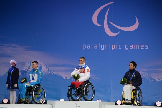 2014 Winter Paralympics. Medal ceremony. Day One