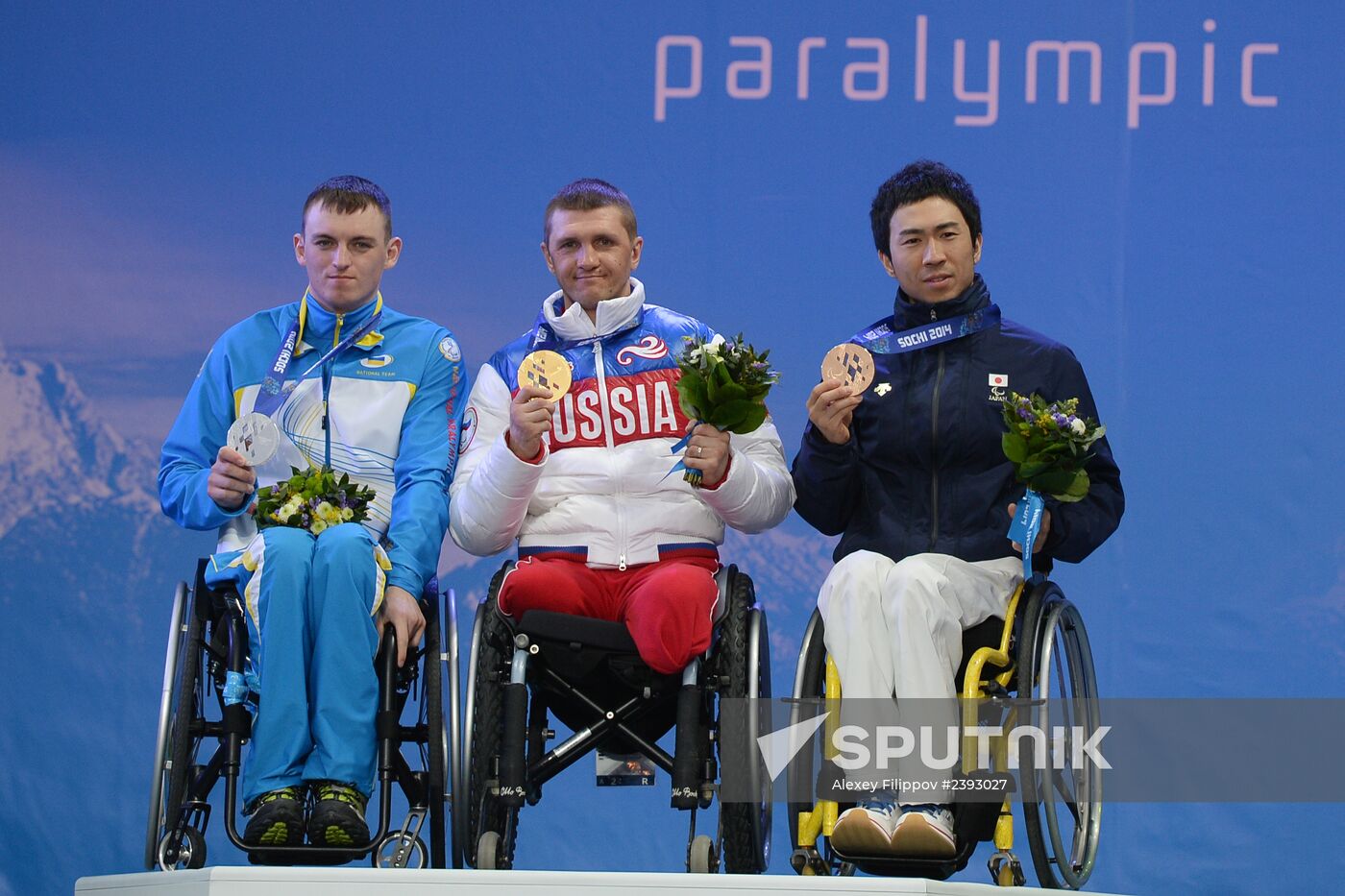 2014 Winter Paralympics. Medal ceremony. Day One