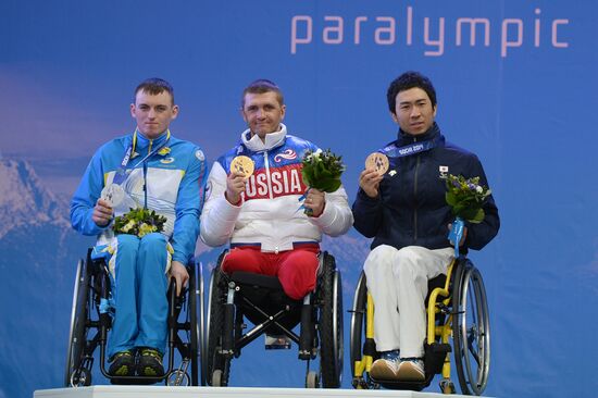 2014 Winter Paralympics. Medal ceremony. Day One