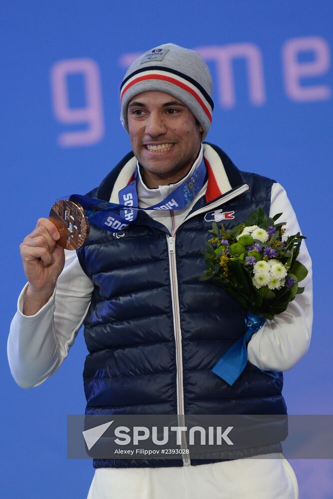 2014 Winter Paralympics. Medal ceremony. Day One