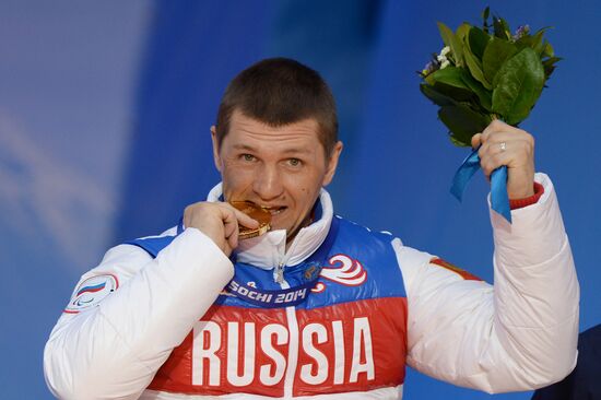 2014 Winter Paralympics. Medal ceremony. Day One