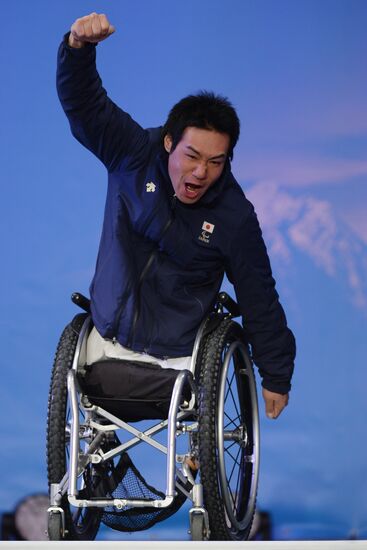 2014 Winter Paralympics. Medal ceremony. Day One