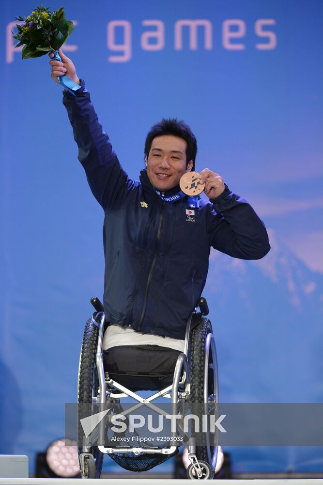 2014 Winter Paralympics. Medal ceremony. Day One