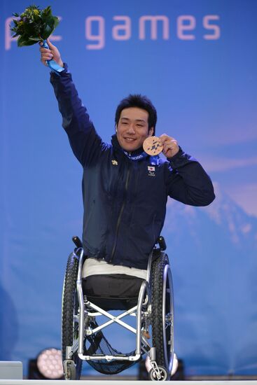 2014 Winter Paralympics. Medal ceremony. Day One