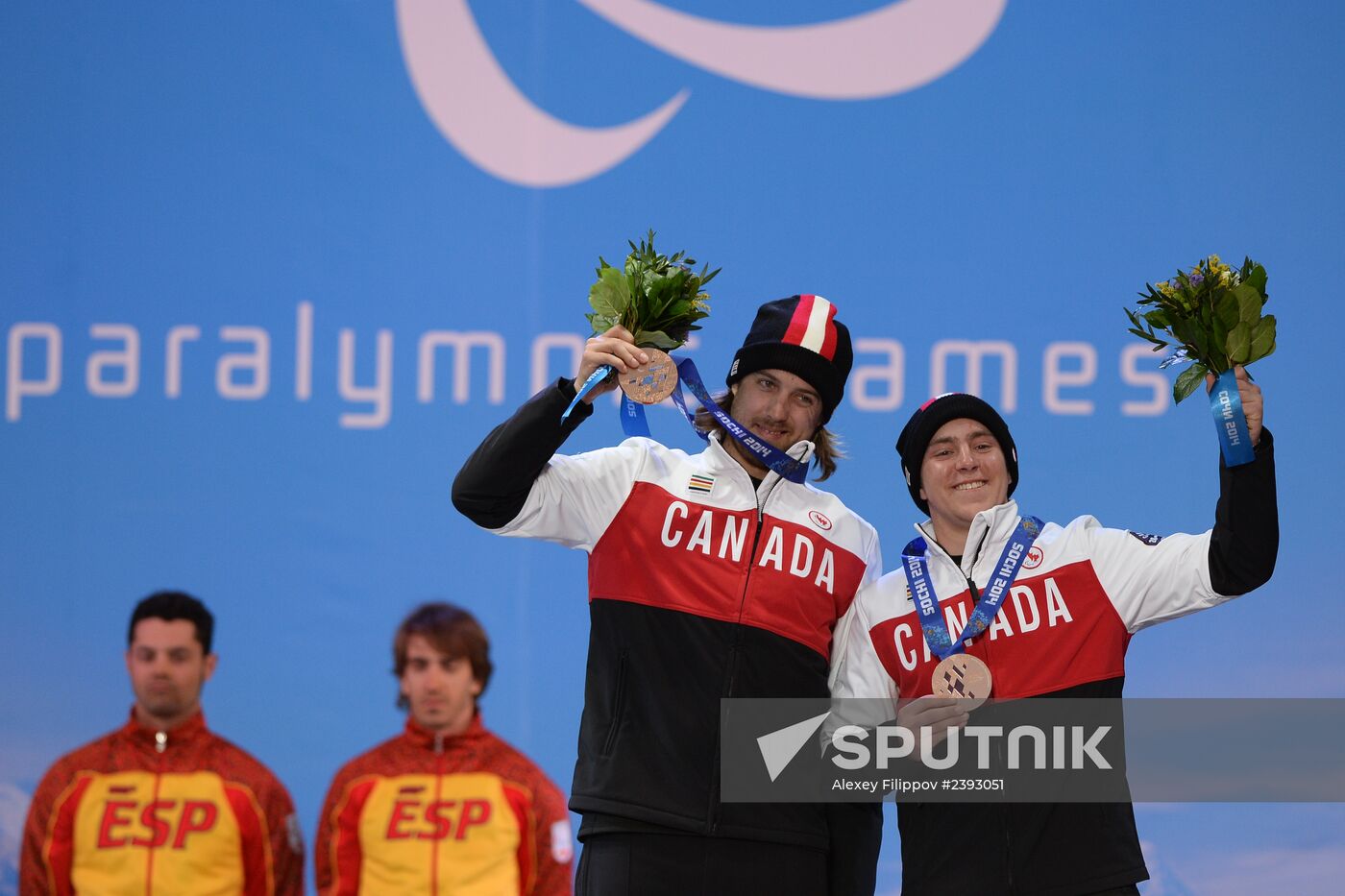 2014 Winter Paralympics. Medal ceremony. Day One