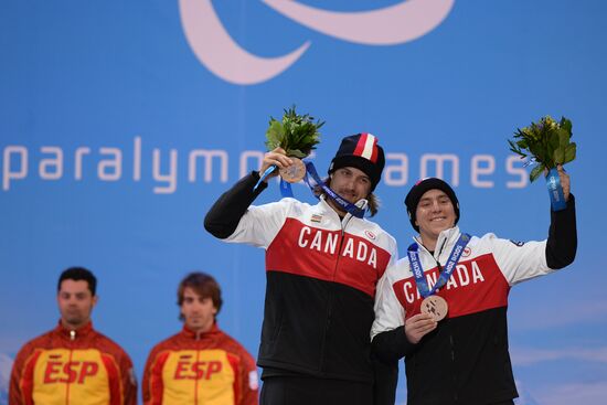 2014 Winter Paralympics. Medal ceremony. Day One