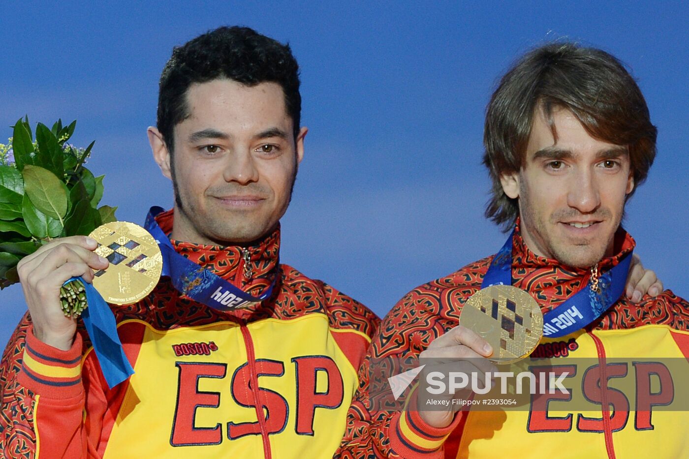 2014 Winter Paralympics. Medal ceremony. Day One