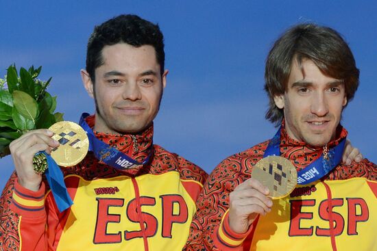 2014 Winter Paralympics. Medal ceremony. Day One