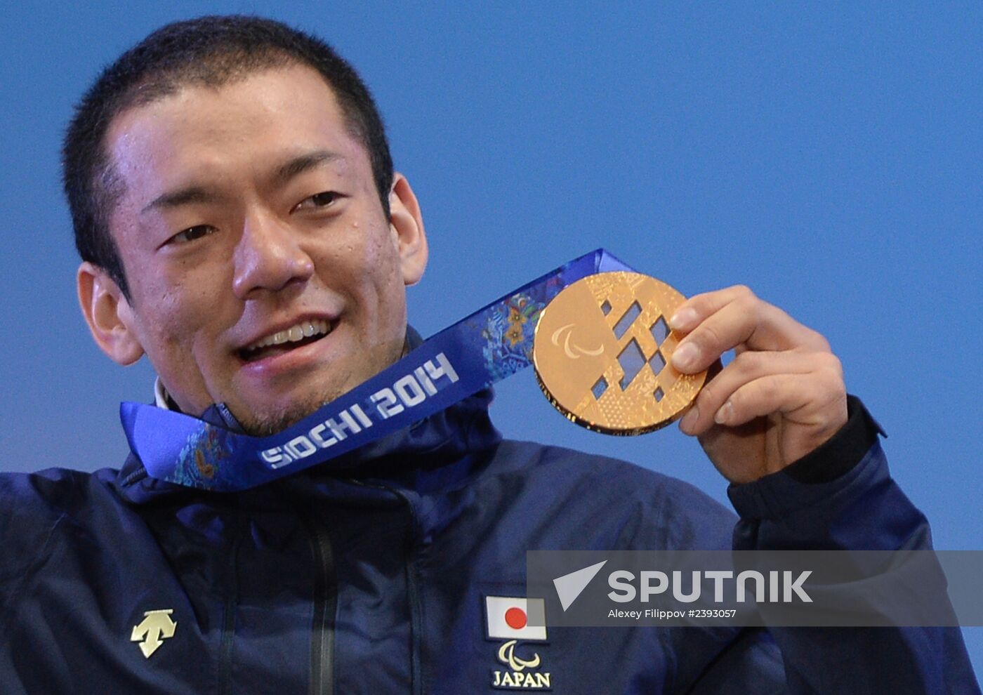 2014 Winter Paralympics. Medal ceremony. Day One