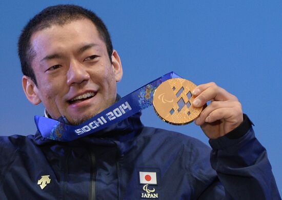 2014 Winter Paralympics. Medal ceremony. Day One