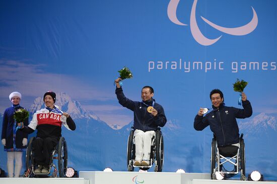 2014 Winter Paralympics. Medal ceremony. Day One