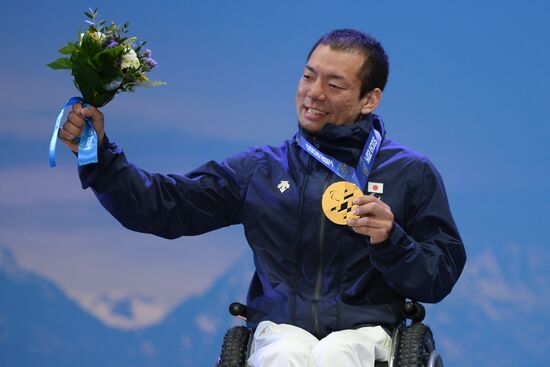 2014 Winter Paralympics. Medal ceremony. Day One