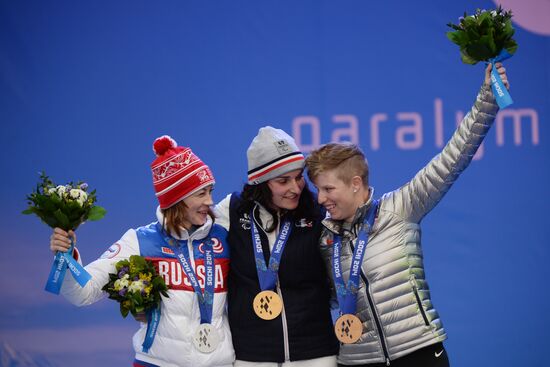 2014 Winter Paralympics. Medal ceremony. Day One