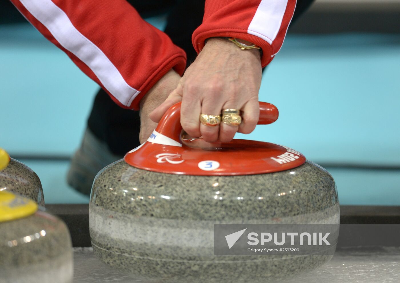 2014 Winter Paralympics. Wheelchair curling. Day Two