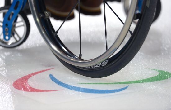 2014 Winter Paralympics. Wheelchair curling. Day Two