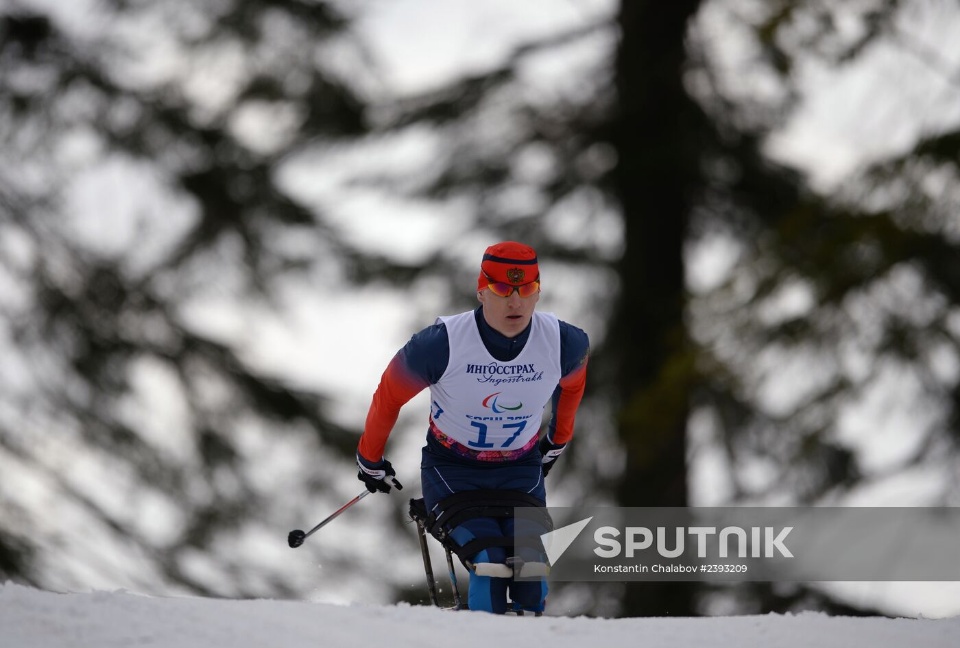2014 Winter Paralympics. Cross-country skiing. Men. 15km race