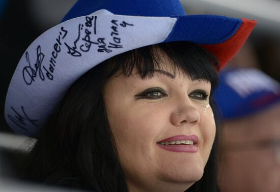 2014 Winter Paralympics. Wheelchair curling. Day Two