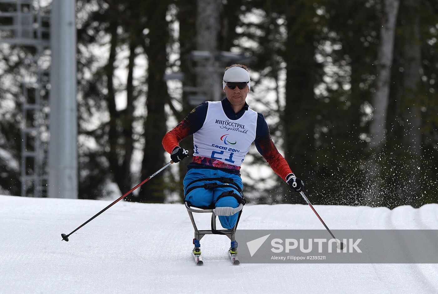 2014 Winter Paralympics. Cross-country skiing. Men. 15km race