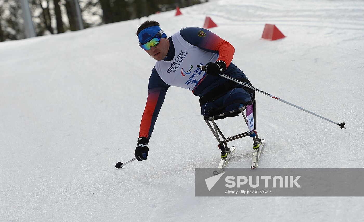 2014 Winter Paralympics. Cross-country skiing. Men. 15km race