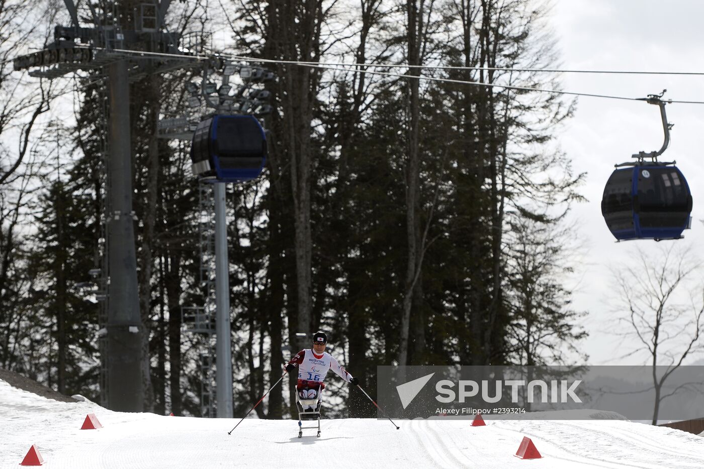 2014 Winter Paralympics. Cross-country skiing. Men. 15km race