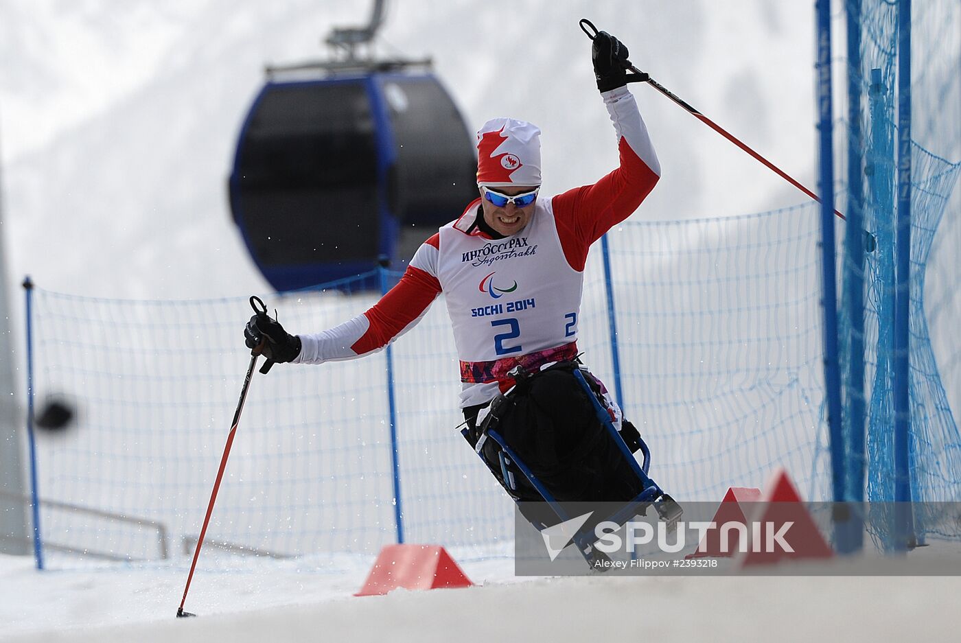 2014 Winter Paralympics. Cross-country skiing. Men. 15km race